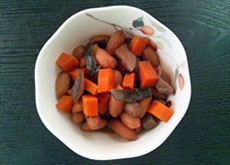にんじんと落花生の煮豆