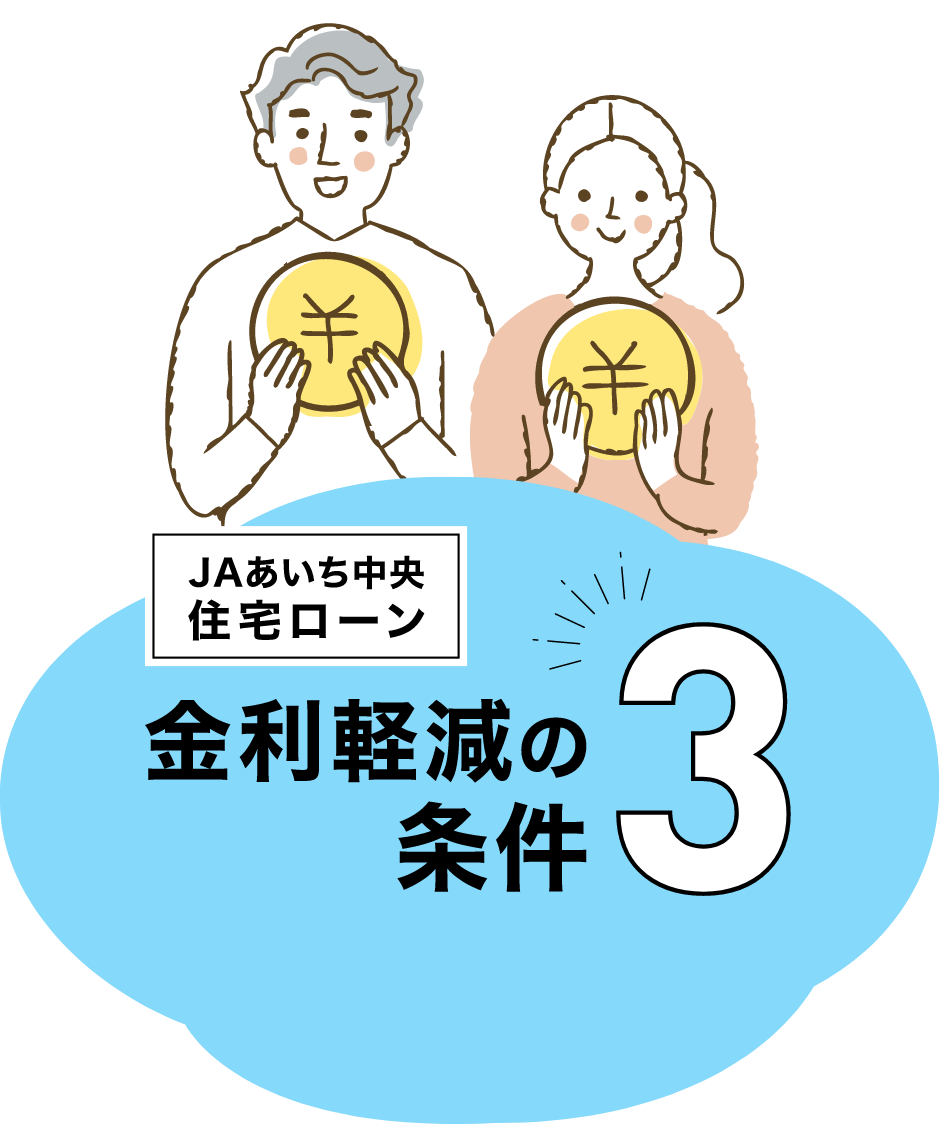 JAあいち中央住宅ローン 金地軽減条件3