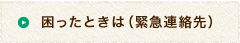 困ったときは（緊急連絡先）