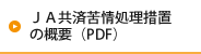 JA共済苦情処理措置の概要